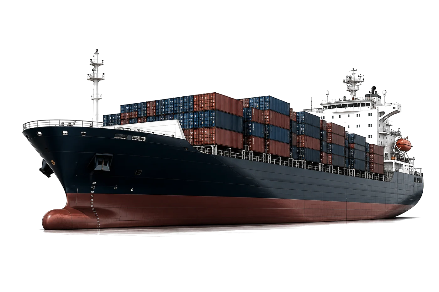 Commercial container vessel